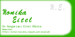 monika eitel business card