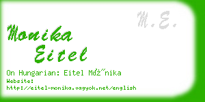 monika eitel business card